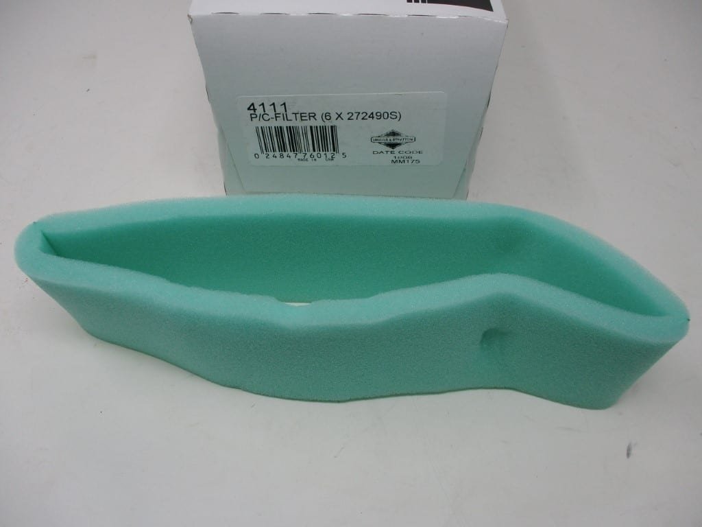 Genuine Briggs & Stratton 272490S Pre-Air Filter (Box of six is a 4111)