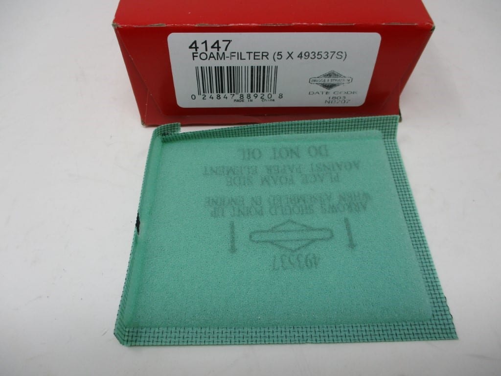 Genuine Briggs & Stratton 493537  Pre-Foam Filter 5 pack is a 4147 - Image 2