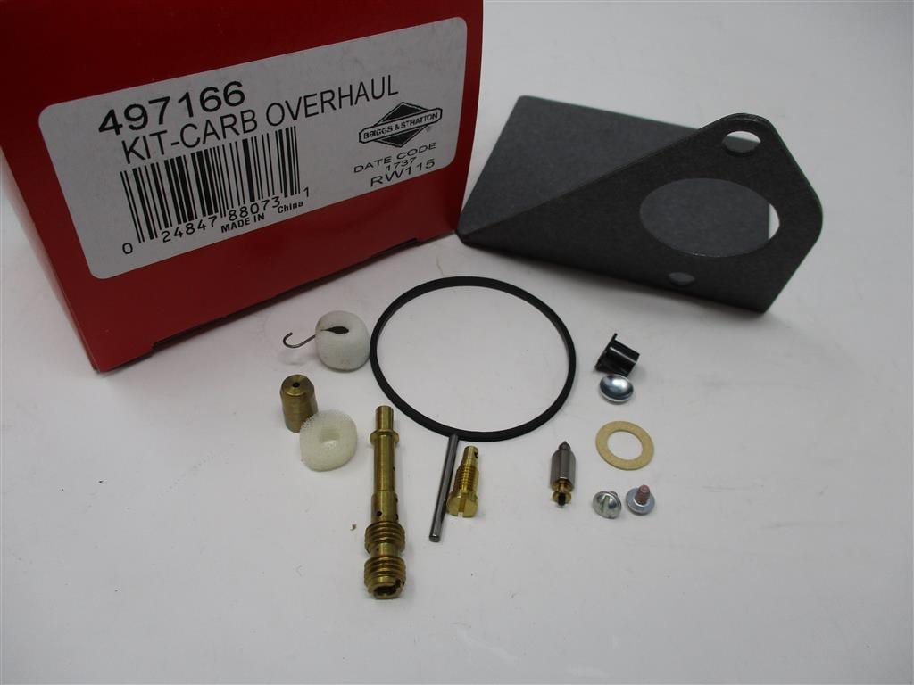 Genuine Briggs & Stratton 497166 Overhaul Rebuilt Kit for Carburetor 690115