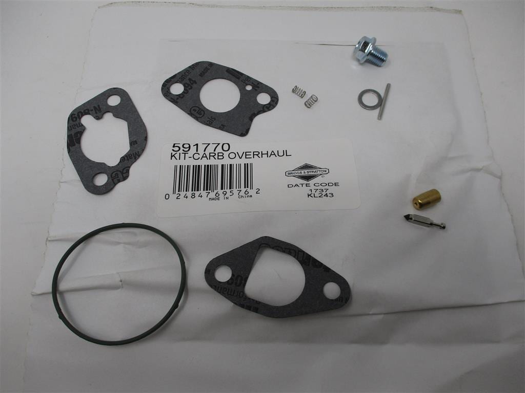 Genuine Briggs & Stratton 591770 Carburetor Overhaul Rebuild Kit - Image 2