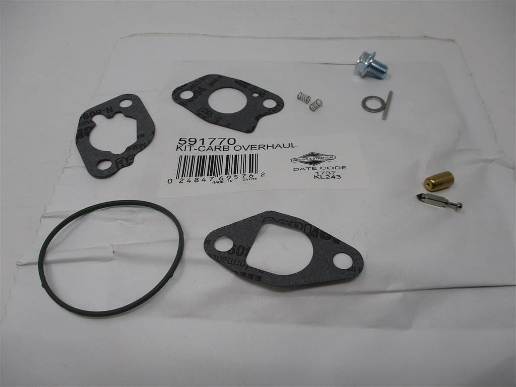 Genuine Briggs & Stratton 591770 Carburetor Overhaul Rebuild Kit - Image 3