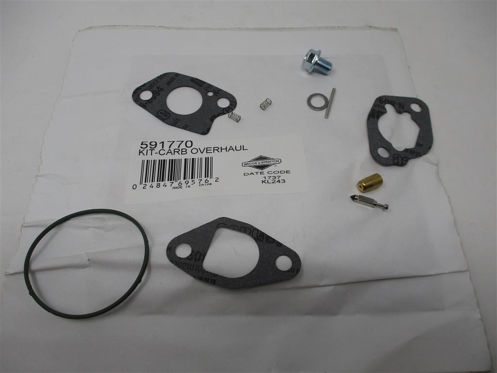 Genuine Briggs & Stratton 591770 Carburetor Overhaul Rebuild Kit - Image 4