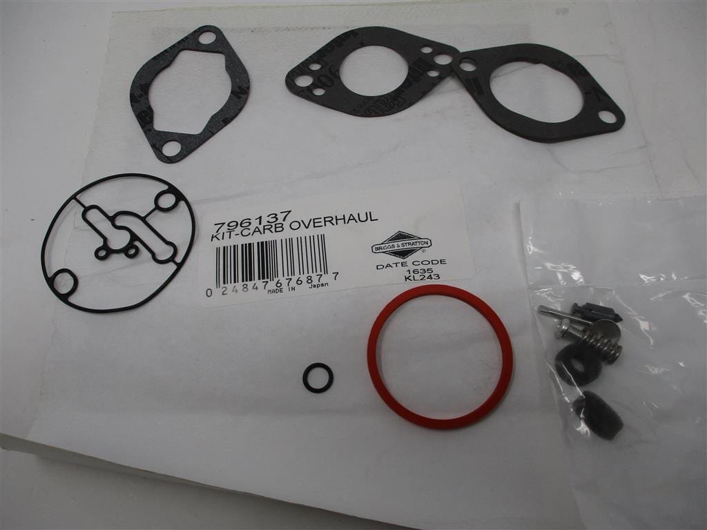 Genuine Briggs & Stratton 796137 Carburetor Carb Rebuild for 796321 Overhaul - Image 2