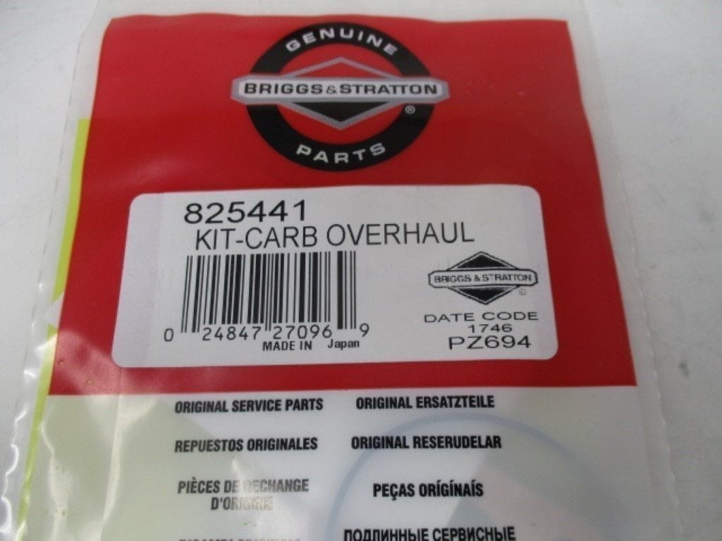 Genuine Briggs & Stratton 825441 Carburetor Rebuild Kit Daihatsu - Image 2
