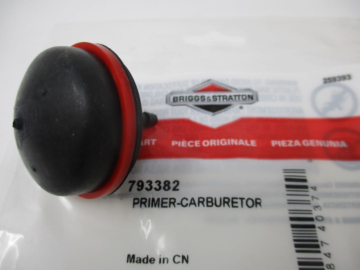 Genuine Briggs & Stratton 793382 Primer Bulb 790221 150191MA - Image 6