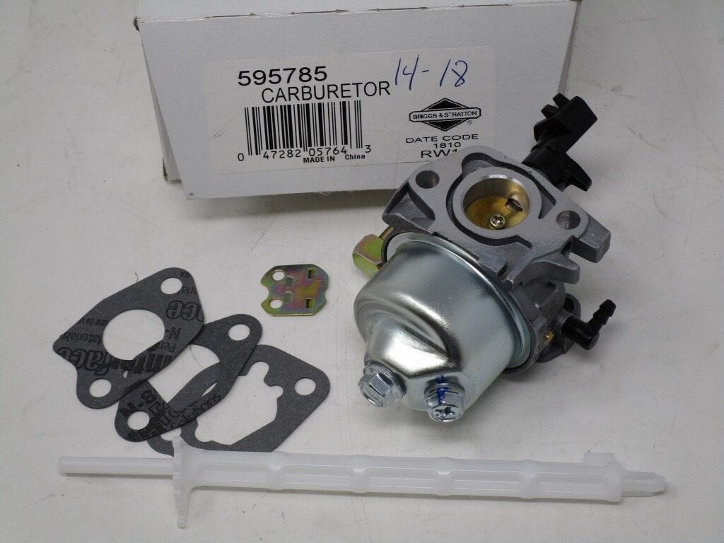 Genuine OEM Briggs & Stratton 595785 Carburetor Snow Thrower 591154 592447 - Image 2