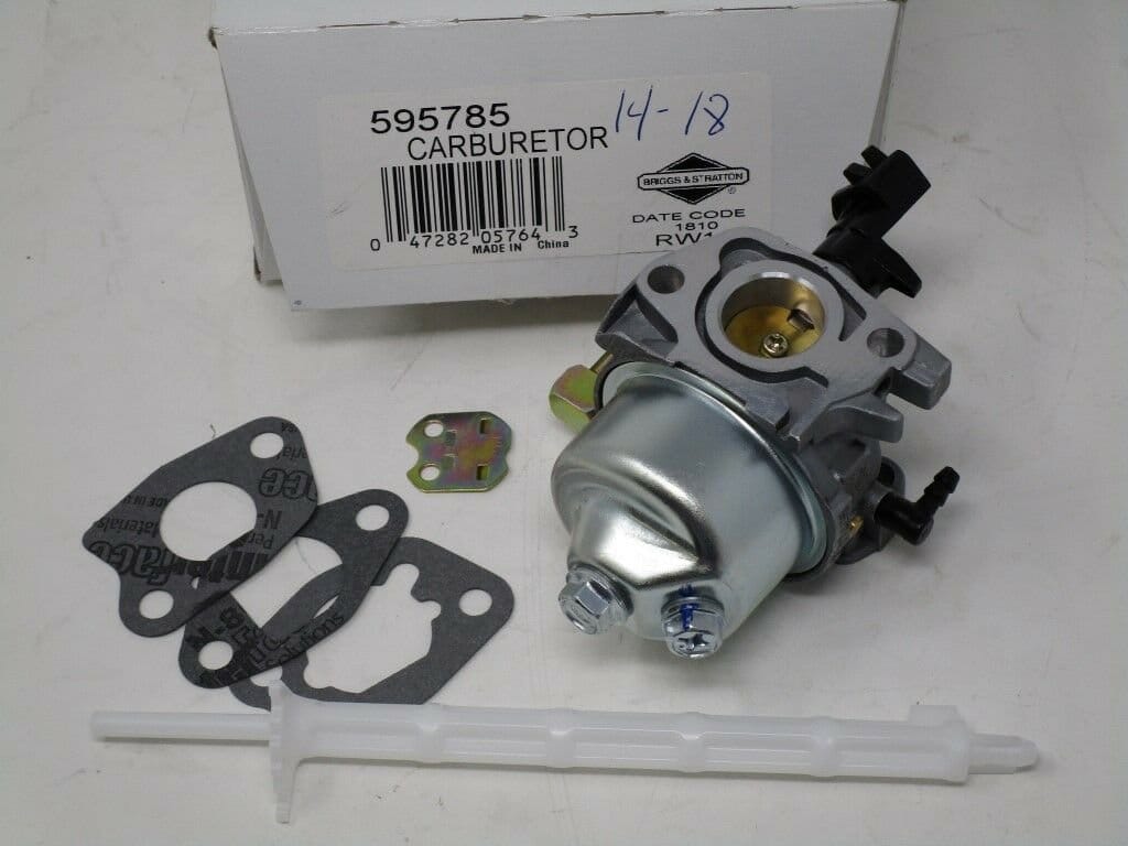 Genuine OEM Briggs & Stratton 595785 Carburetor Snow Thrower 591154 592447