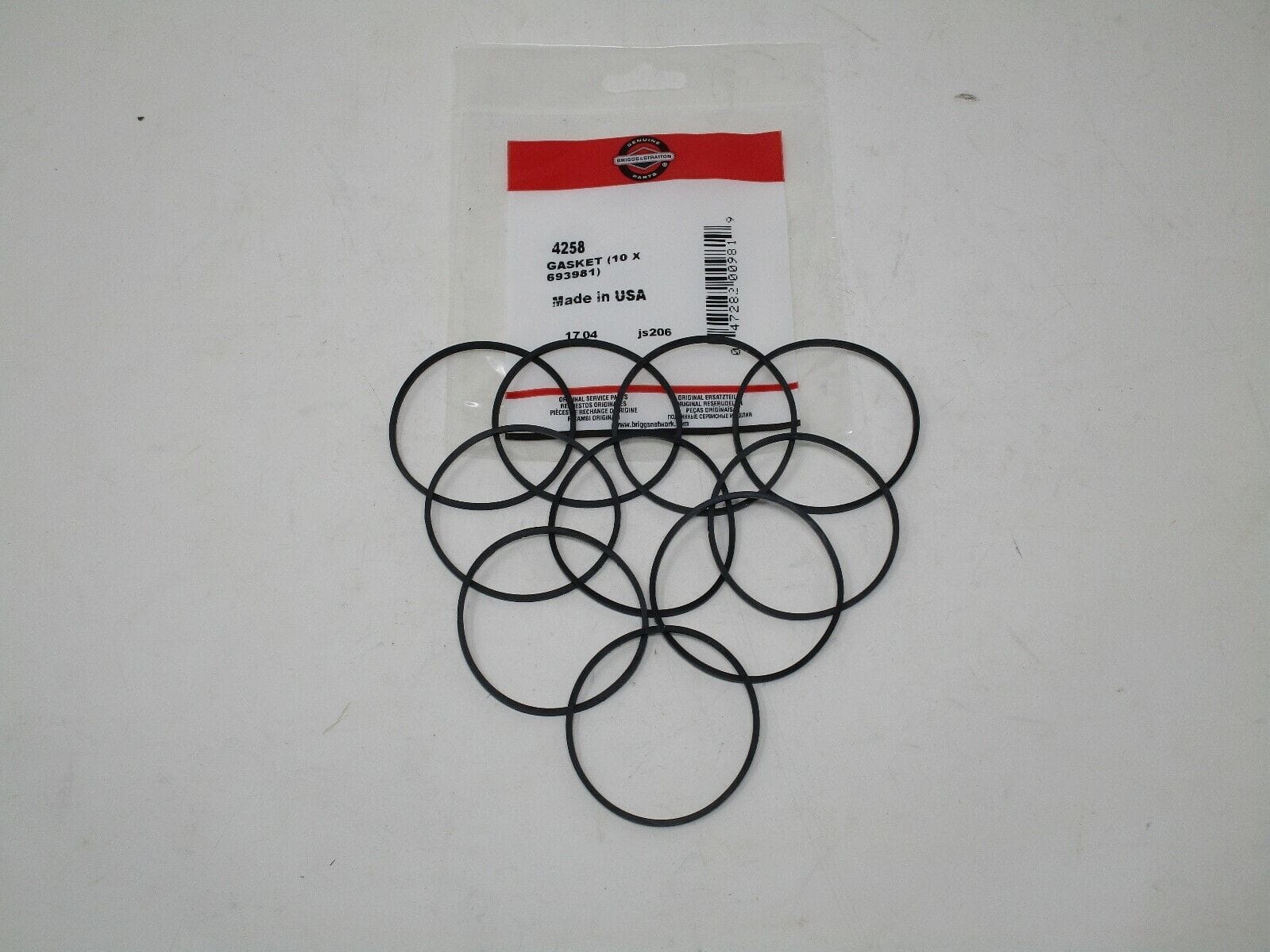 Genuine OEM Briggs and Stratton 4258 Float Bowl Gasket (10 of 693981) - Image 3