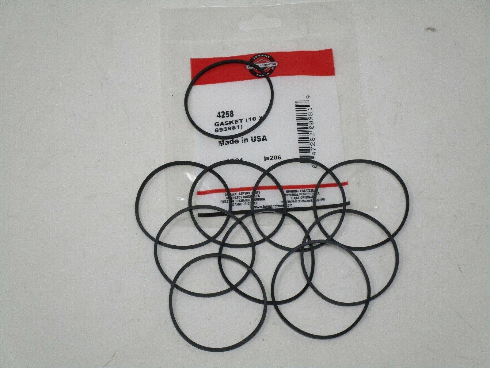 Genuine OEM Briggs and Stratton 4258 Float Bowl Gasket (10 of 693981) - Image 2