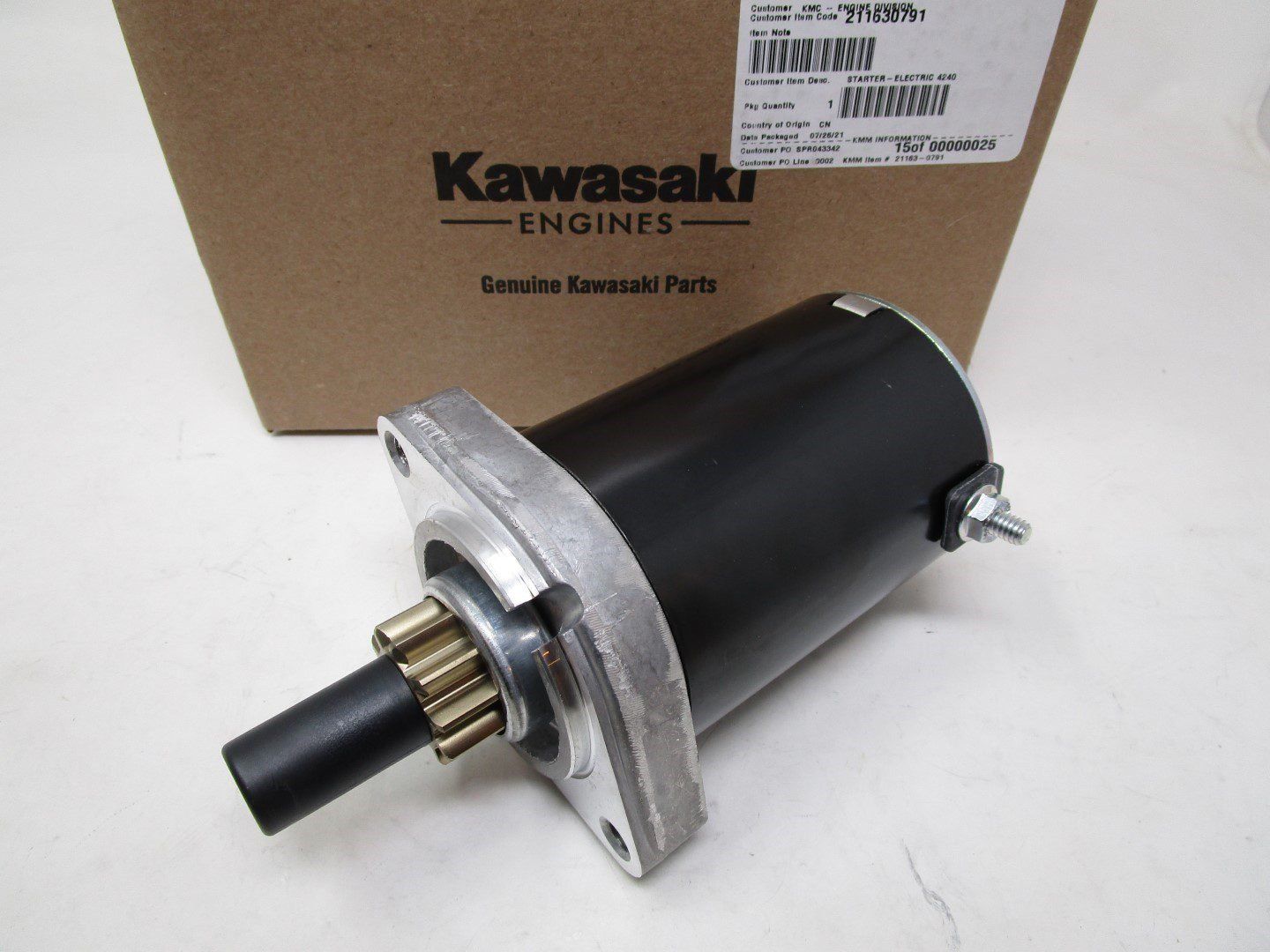 Genuine Kawasaki 21163-0791 Starter 21163-0749 21163-7035 FS600V FS651V FS730V - Image 3