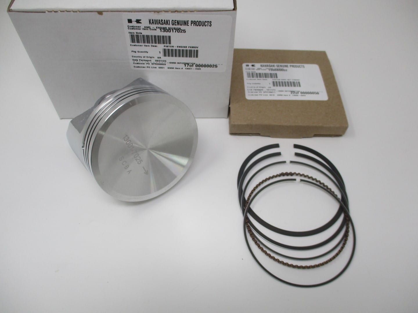 Genuine Kawasaki 13008-0602 Piston & Rings 13001-7025 FX751V FX801V 13008-6069 - Image 5