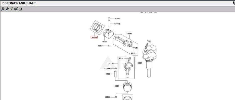 Genuine Kawasaki 13008-6060 Piston Rings STD Standard FH541V FH580V - Image 5
