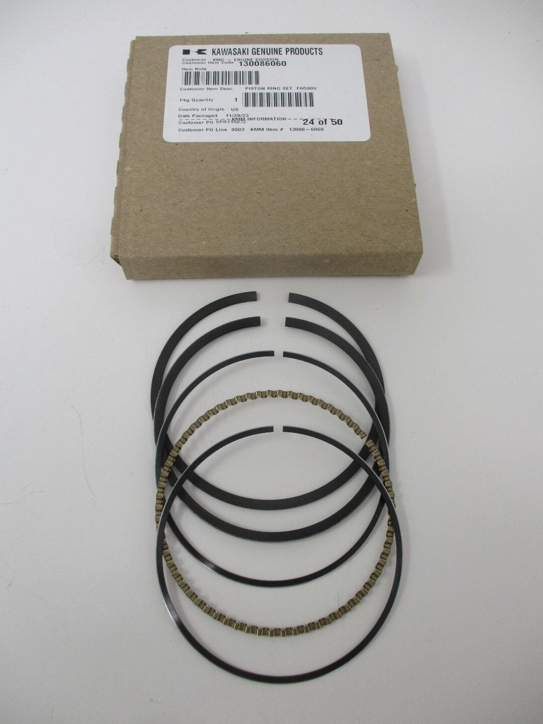 Genuine Kawasaki 13008-6060 Piston Rings STD Standard FH541V FH580V