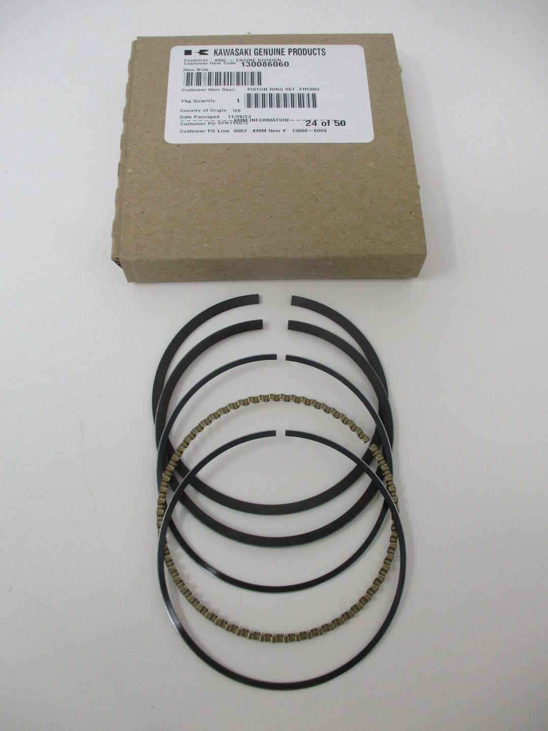 Genuine Kawasaki 13008-6060 Piston Rings STD Standard FH541V FH580V