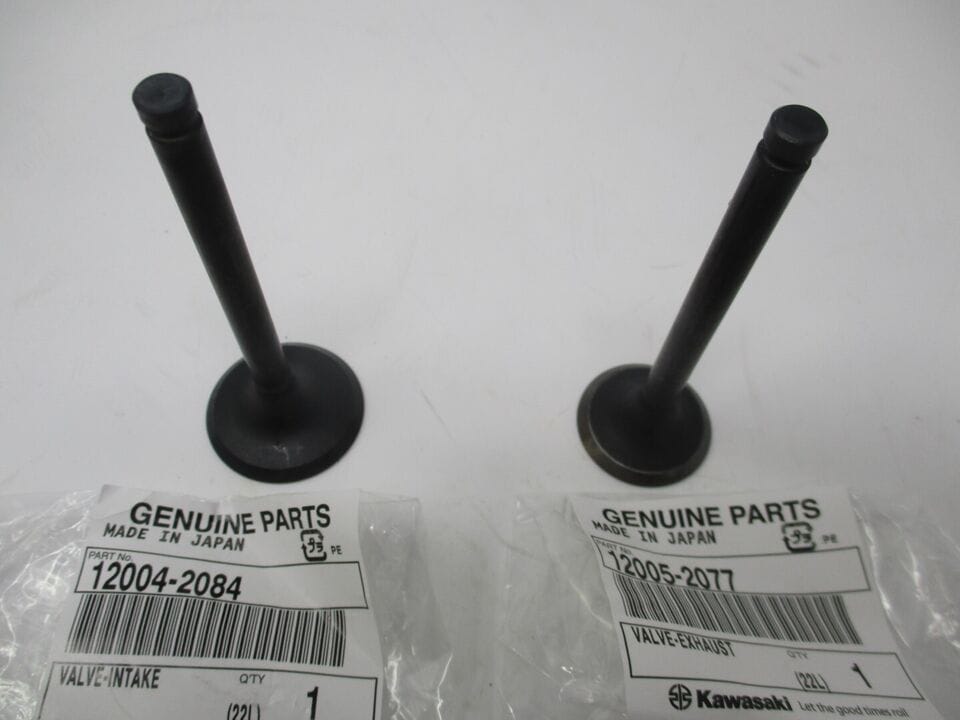 Genuine Kawasaki 12004-2084 Intake 12005-2077 Exhaust Valves FC290V FE290D FE290 - Image 2