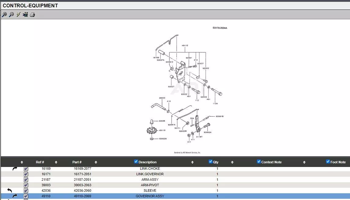 Genuine Kawasaki 49110-2069 Governor Gear 49110-2085 FE250D FE290D FE350D - Image 6