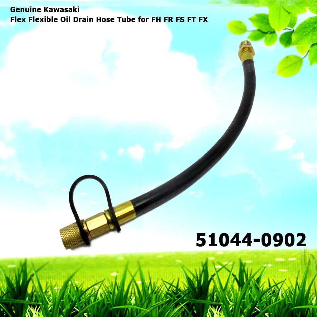 Genuine Kawasaki 51044-0902  Flex Flexible Oil Drain Hose Tube 1 FH FR FS FT FX