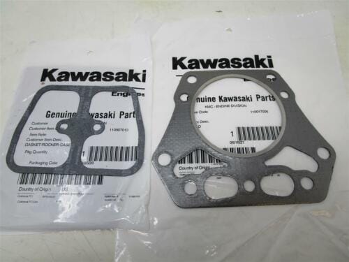 Genuine Kawasaki 11004-7006 & 11060-7013 Head Rocker Gasket FH601V FH641V FH680V