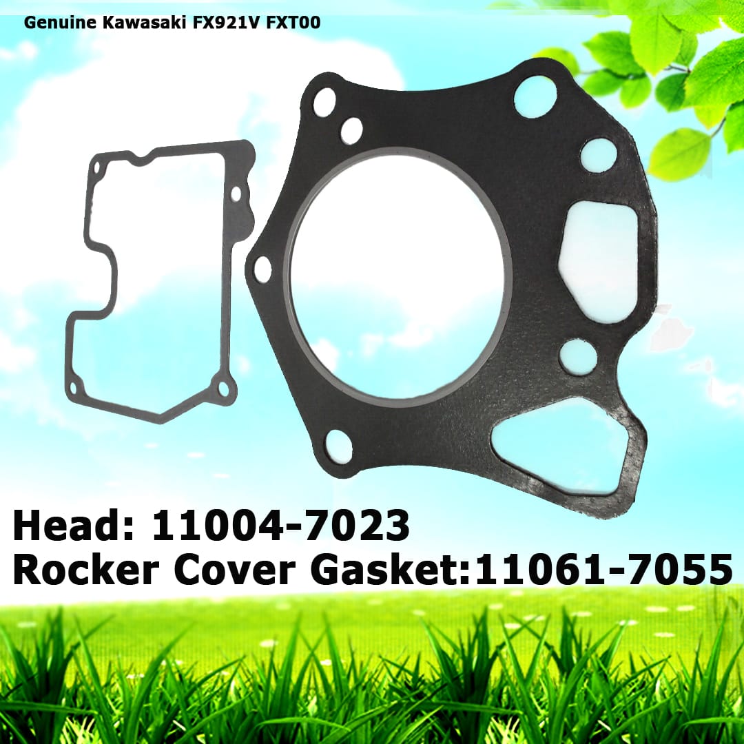 Genuine Kawasaki 11004-7023 Head & Rocker Cover Gasket 11061-7055 FX921V FXT00
