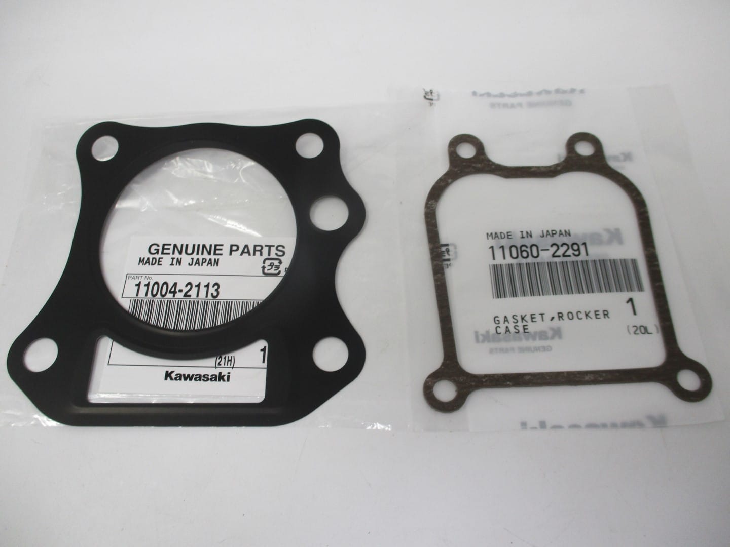 Genuine Kawasaki 11004-2113 Head & 11060-2291 Valve Cover Gasket FE120D Toro - Image 4