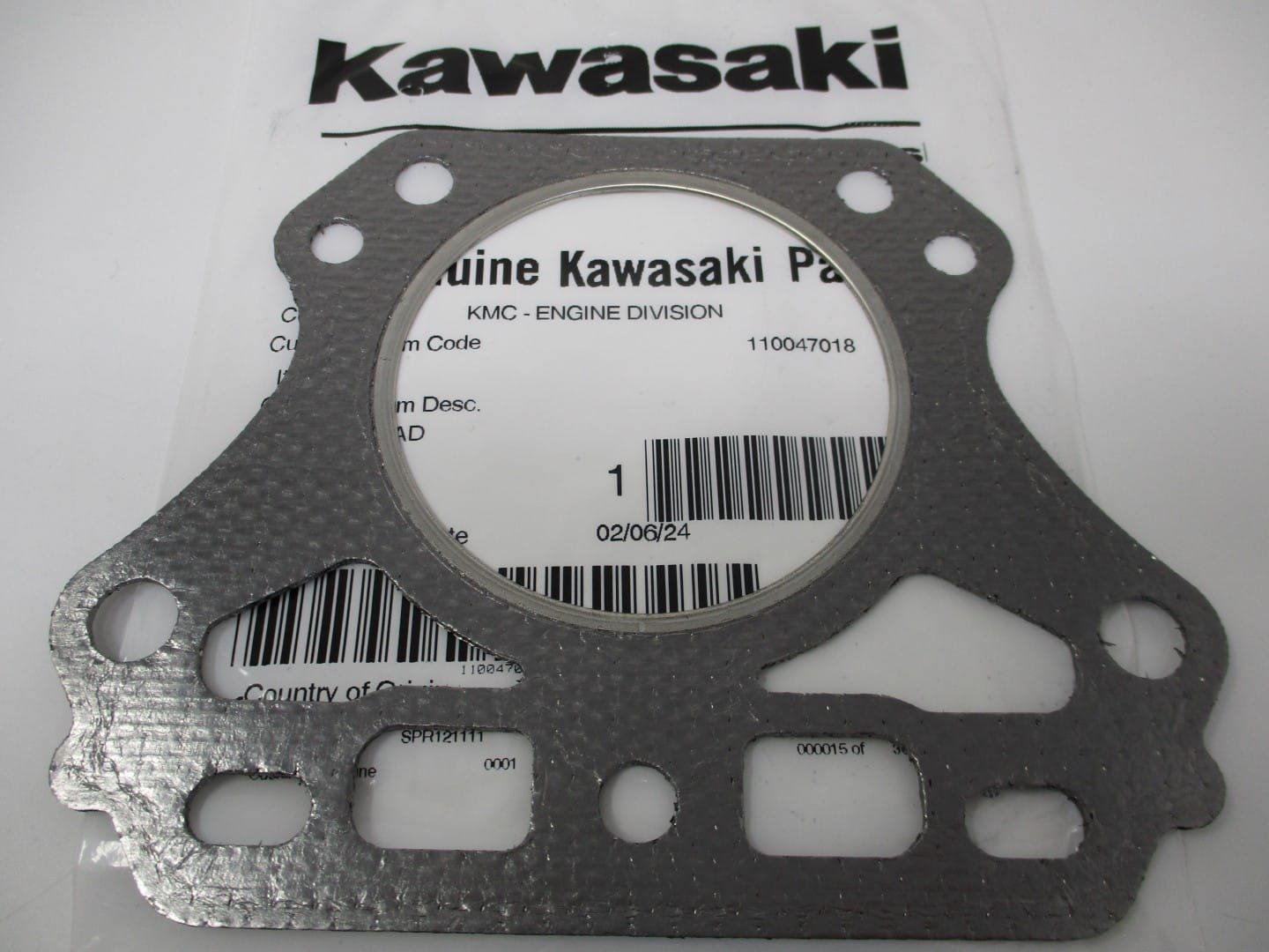 Genuine Kawasaki 11004-7018 Head Gasket Engines Fits FH381V FH430V FH480V - Image 3