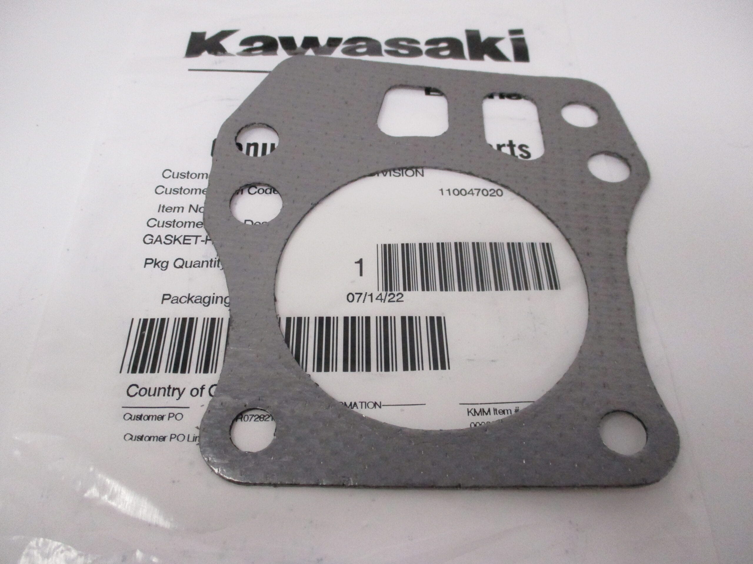 Genuine Kawasaki 1004-7020 Head Gasket 11004-7009 11004-7014 FJ180V Toro - Image 4