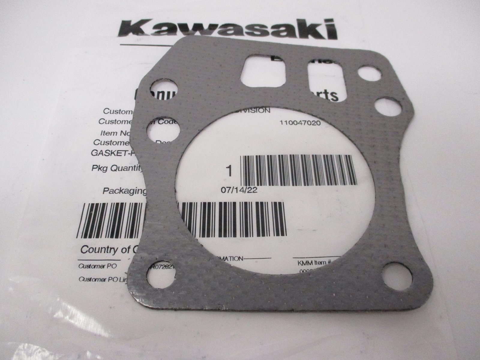 Genuine Kawasaki 1004-7020 Head Gasket 11004-7009 11004-7014 FJ180V Toro - Image 4