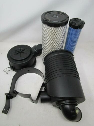 Genuine Kawasaki 11010-7028 Air Filter Canister w Brackets 11055-7012-9H 1055-7011-9H