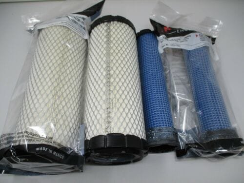 2 Genuine Kawasaki Inner Air Filter 11013-7044 & 11013-7045 Donaldson Kohler 25-083-01-S