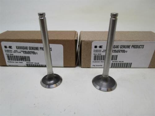 Genuine Kawasaki Exhaust Valves 12005-7001 & Intake 12004-7001 FH451V FH500V