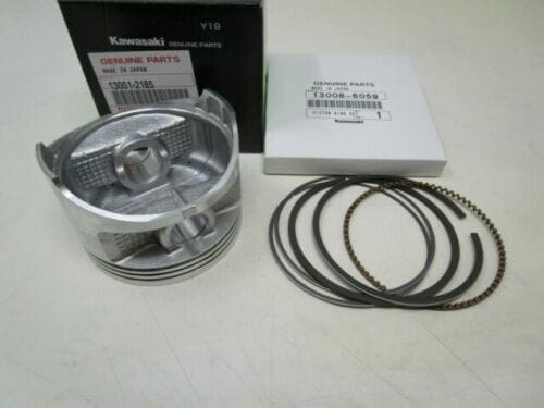 Genuine Kawasaki Piston & Rings 13001-2185 13001-2185 13008-6059 FE400D
