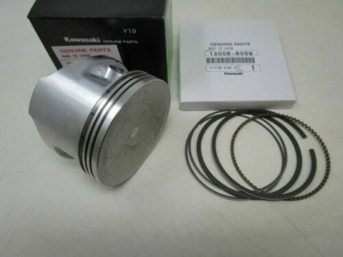 Genuine Kawasaki Piston & Rings 13001-2185 13001-2185 13008-6059 FE400D