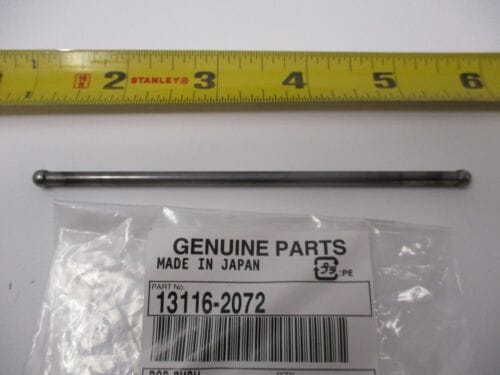 Genuine Kawasaki Push Rod 13116-2072 FE120D, FE120G, HC050A, HD050A· FE120D-AS00