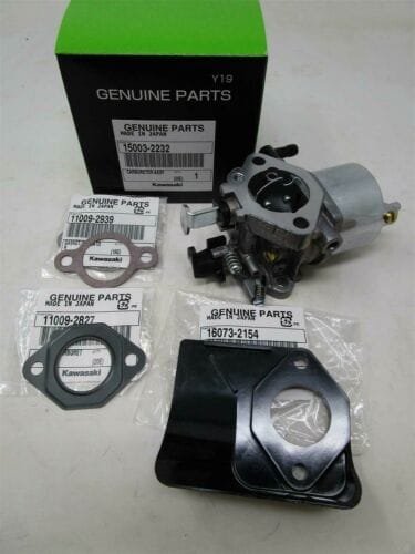 Genuine Kawasaki 15003-2232 Carburetor 11009-2939 1009-2827 16073-2154 Gaskets FE350D