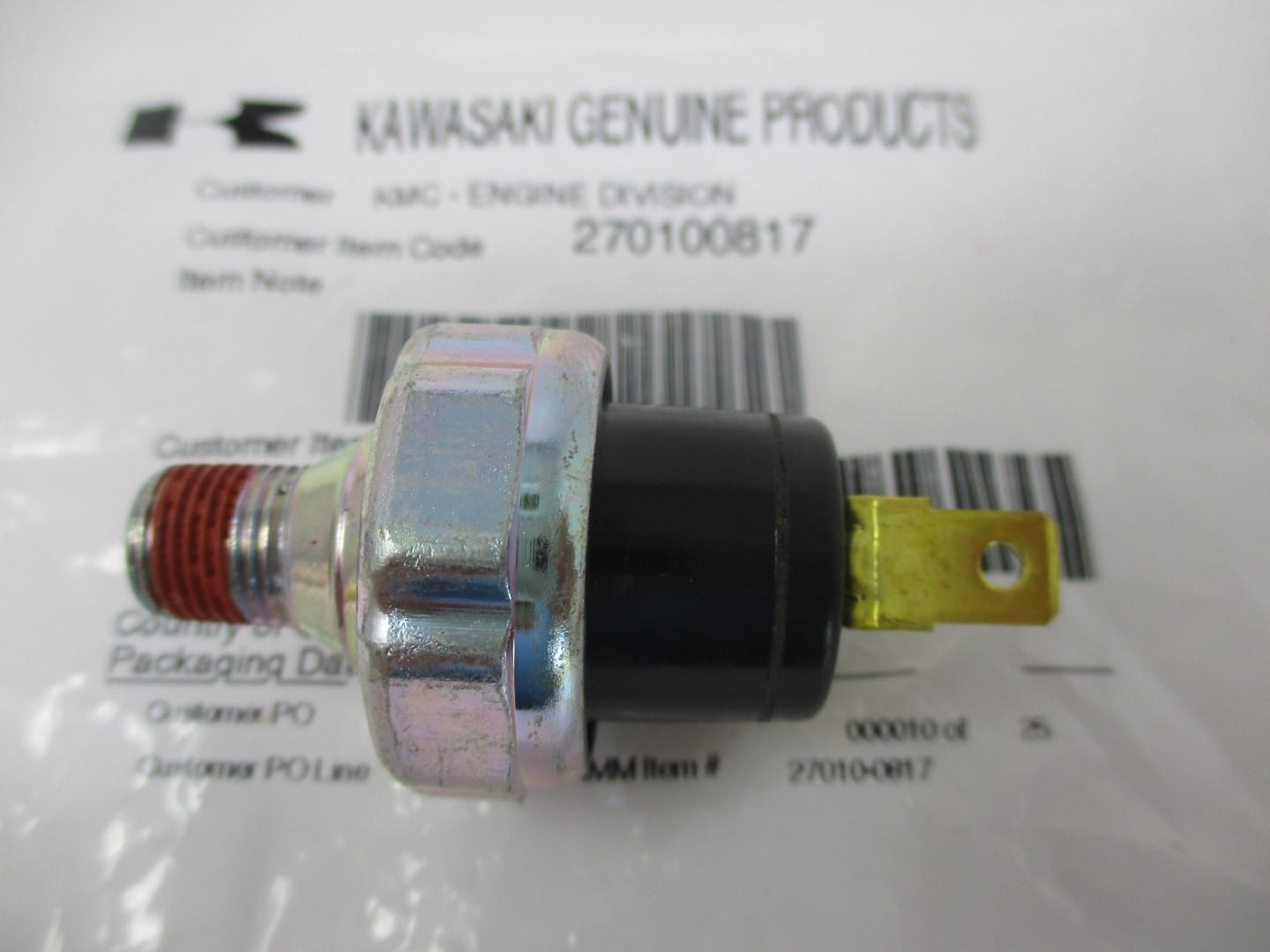 Genuine Kawasaki 27010-0817 Oil Pressure Switch FH500V FH721D