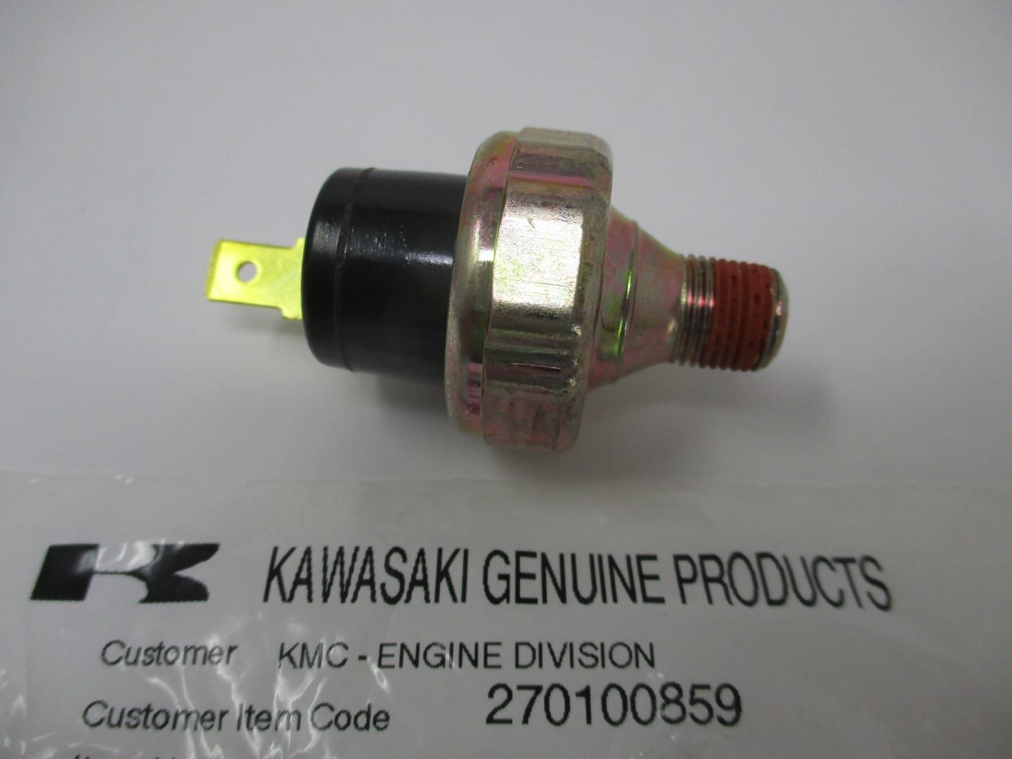 Genuine Kawasaki 27010-0859 Oil Pressure Switch FX651V FX730V FX850V - Image 3
