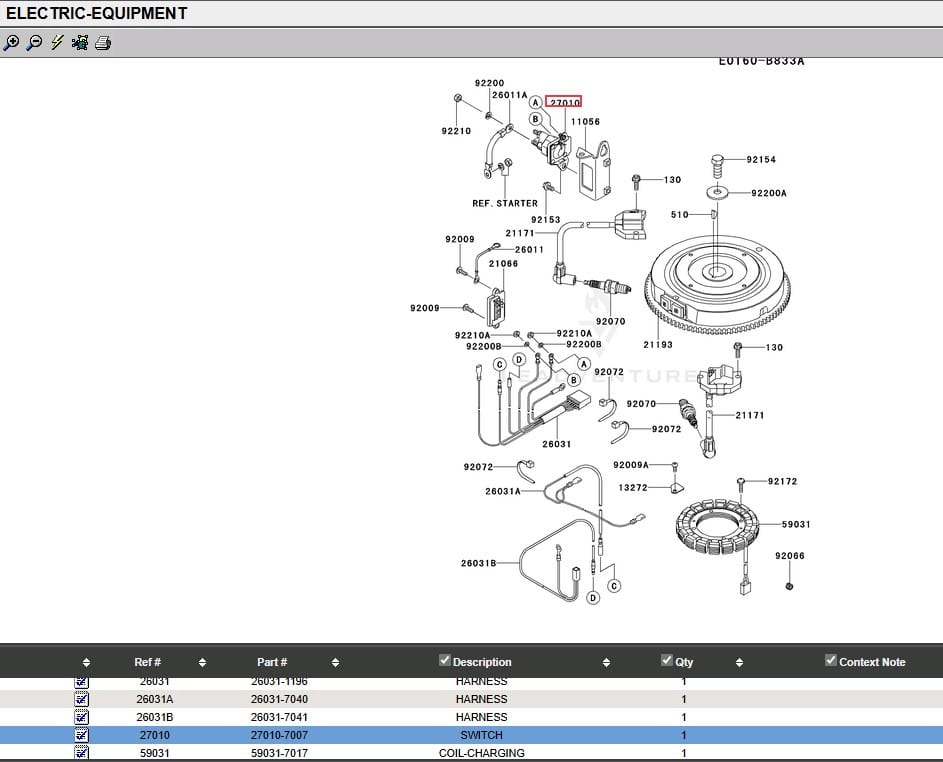 Nuovo Solenoide Avviamento 27010-7007 Per Motori Kawasaki FR651V, FR691V, FS481V, FS600V, FX691V - Foto 3