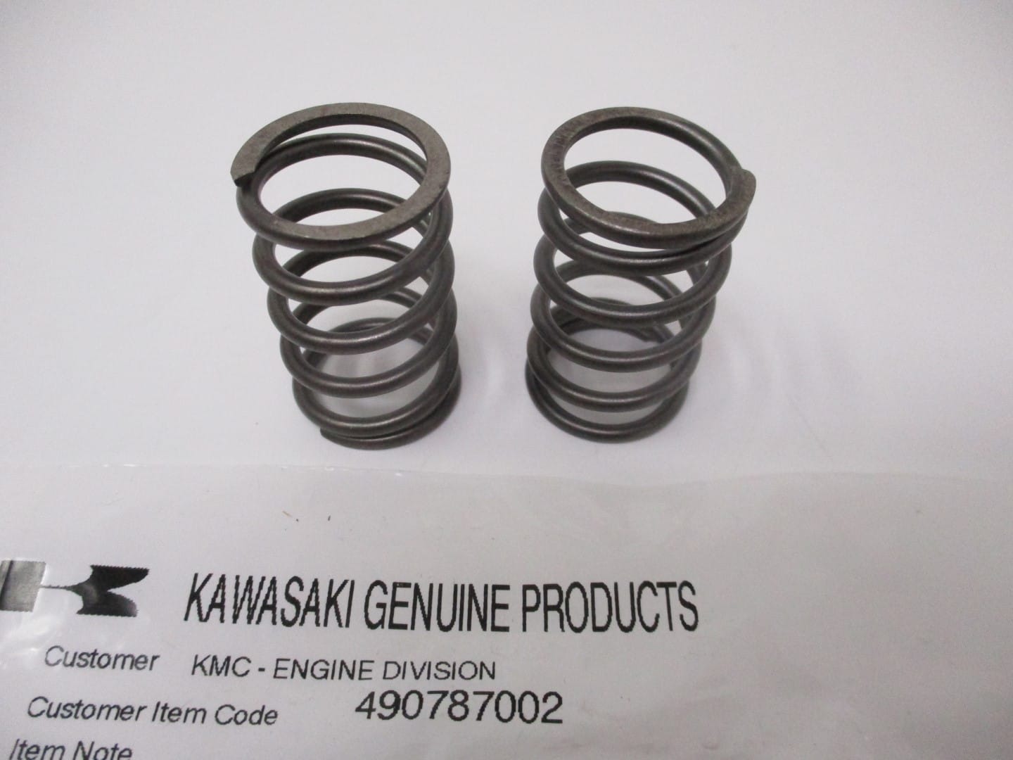 2 Genuine Kawasaki 49078-7002 Engine Valve Spring FH601D FH601V FH641V FH680V - Image 3