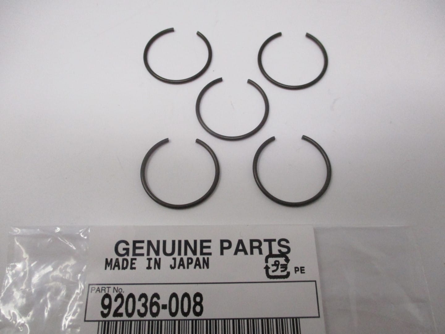 5 Genuine Kawasaki 92036-008 Snap-Rings Piston Pin FD671V FD711D FD750D FE290D - Image 3