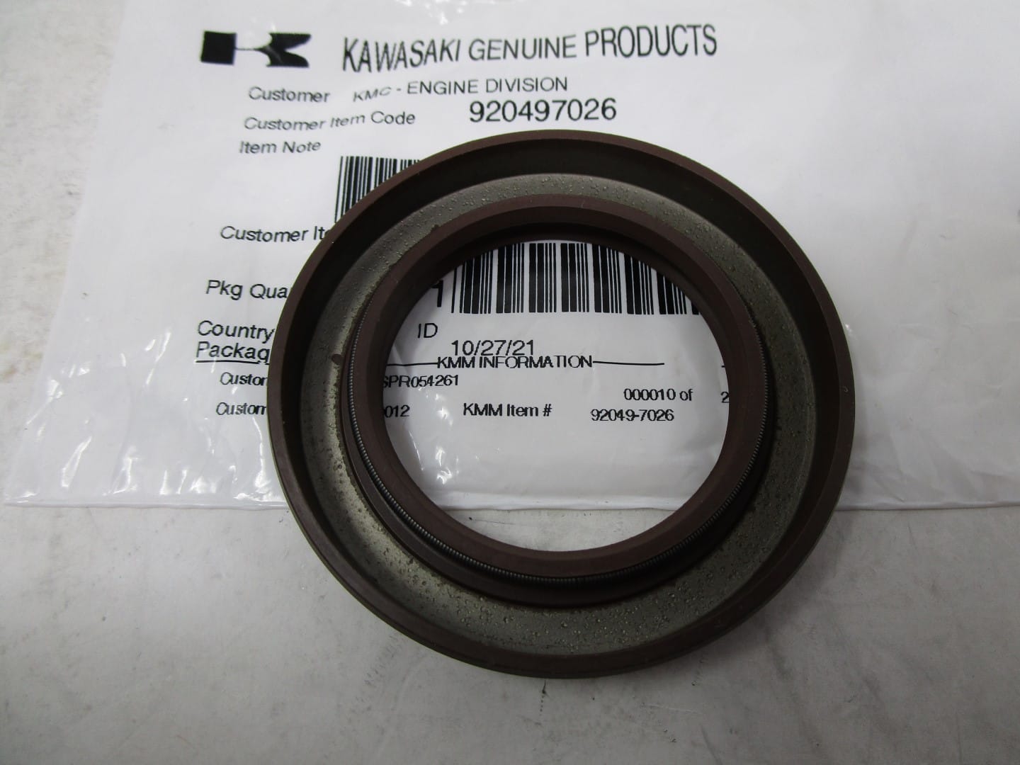 Genuine Kawasaki 92049-7026 Crankcase Oil Seal