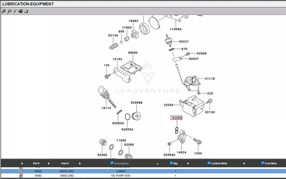 5 Genuine Kawasaki 92055-2063 O-Rings Oil Cooler Lubrication FE290D FE350D FE400 - Image 4