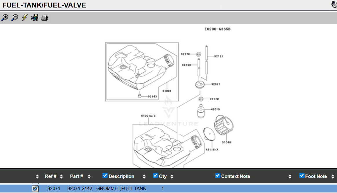 2 Genuine Kawasaki 92071-2142 Gas Fuel Tank Bushing Grommet Brush Cutter Blower - Image 6