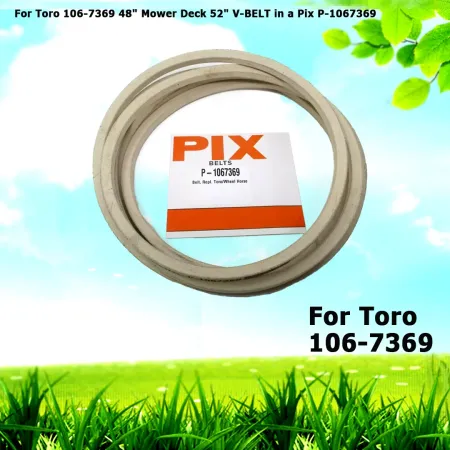 For Toro 106-7369 48" Mower Deck 52" V-BELT in a Pix P-1067369