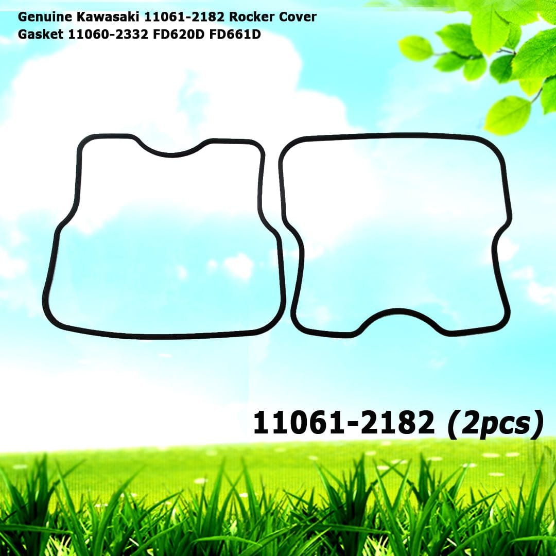 2 Genuine Kawasaki 11061-2182 Rocker Cover Gasket 11060-2332 FD620D FD661D