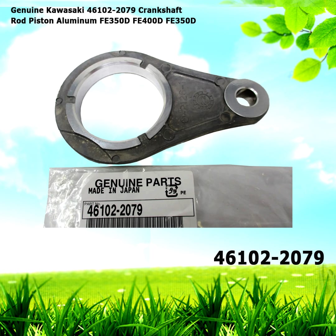 Genuine Kawasaki 46102-2079 Crankshaft Rod Piston Aluminum FE350D FE400D FE350D