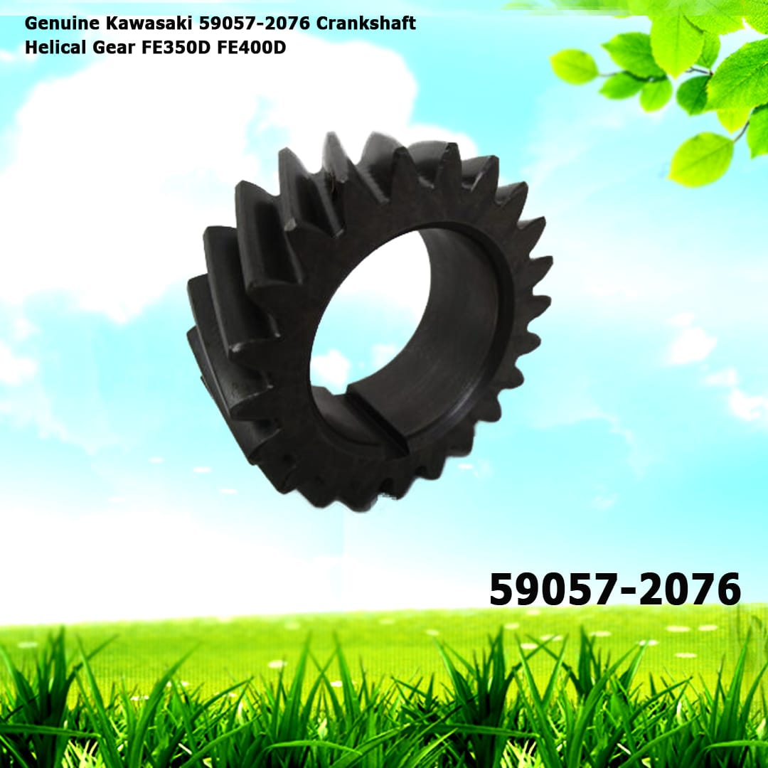 Genuine Kawasaki 59057-2076 Crankshaft Helical Gear FE350D FE400D