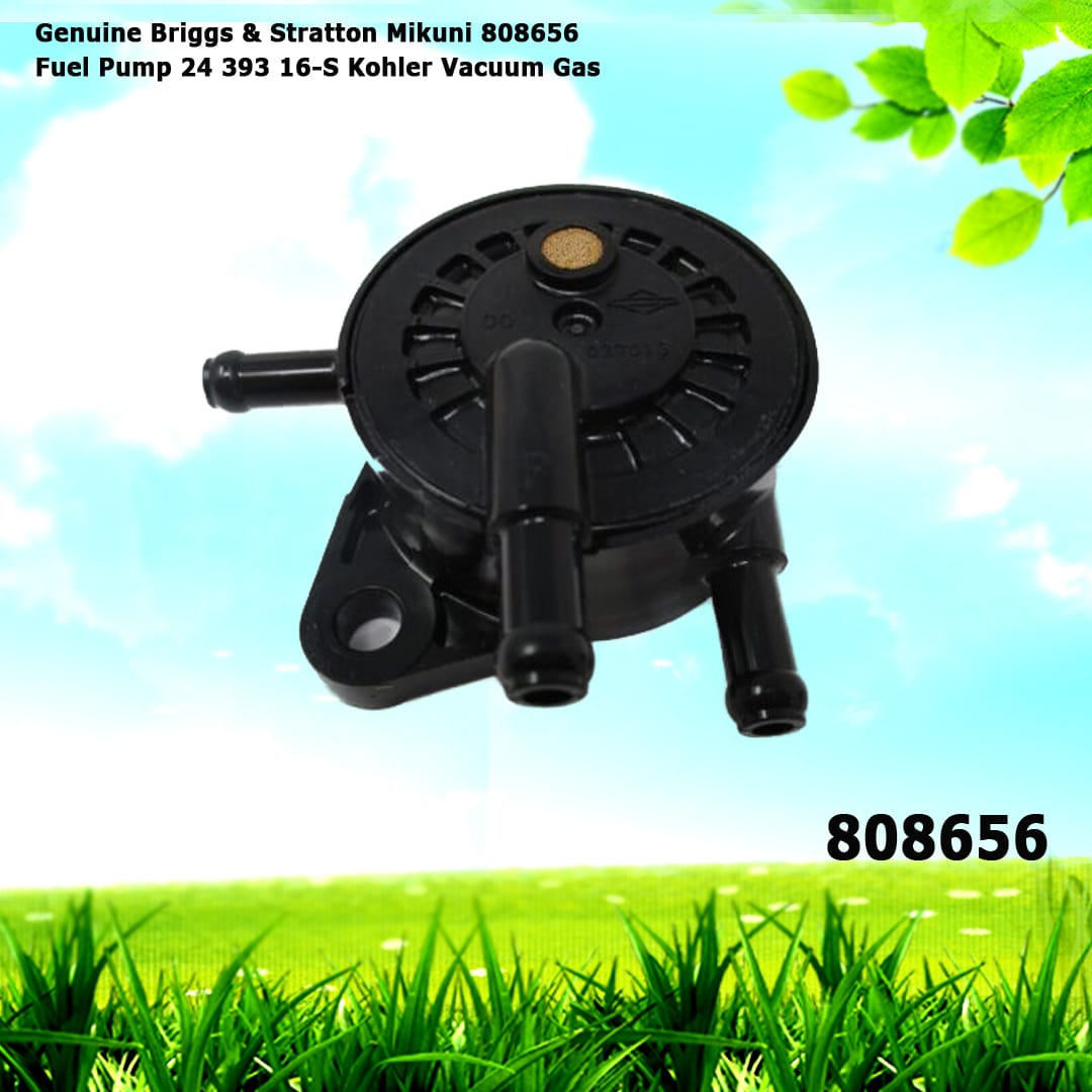 Genuine Briggs & Stratton Mikuni 808656 Fuel Pump 24 393 16-S Kohler Vacuum Gas