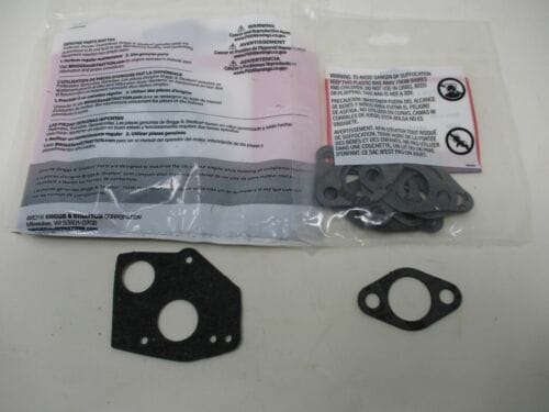10 Genuine Briggs & Stratton 4160/27355S & 4179/272409S Carburetor Tank & Intake Gasket - Image 2