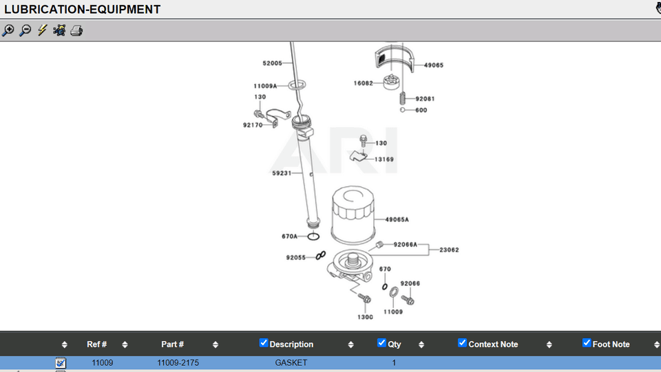Genuine Kawasaki 11009-2175 Gasket Oil Drain Plug Seat FB460V FC290V FC400V FE120V - Image 6
