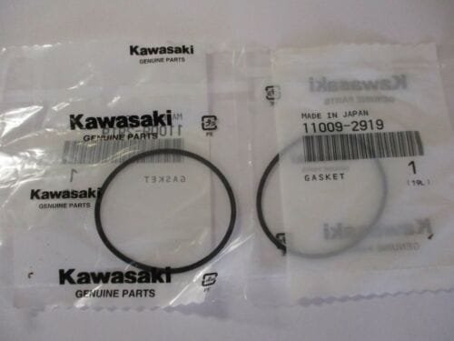 2 Pack Genuine Kawasaki Carburetor 11009-2919 Bowl Gasket FE120D FE120G FE170D FE250